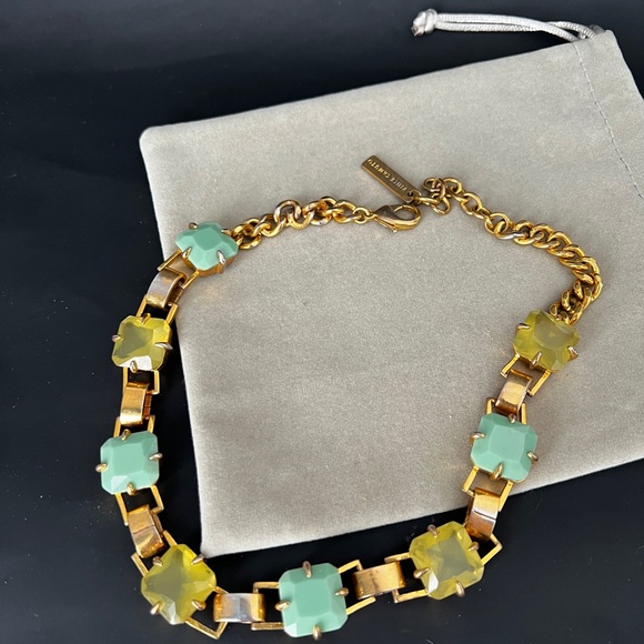 Vince Camuto Elegant Gold and Green Necklace - Picture 9 of 9